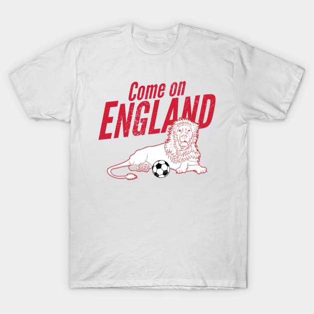 England Soccer Fan Gift T-Shirt by atomguy